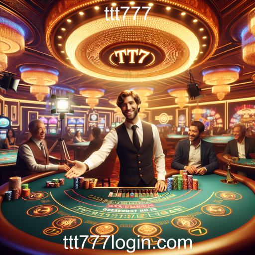 Experimente a Emoção do Cassino Ao Vivo no ttt777